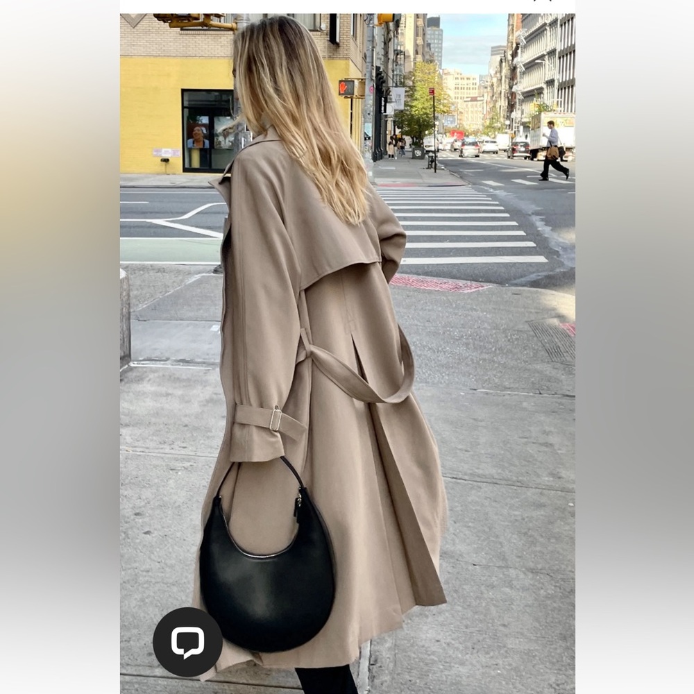 OAK + FORT OVERSIZED TRENCH COAT